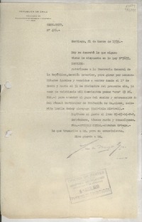 [Memorandum] Secc. Cont. N° 426, 1939 mar. 21, Santiago, [Chile]