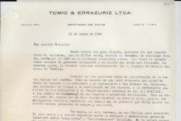 [Carta] 1948 ene. 16, Santiago de Chile [a] Gabriela Mistral