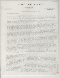 [Carta] 1953 dic. 3, Santiago, [Chile] [a] Gabriela [Mistral]