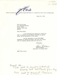 [Carta] 1950 mar. 23, [New York, Estados Unidos] [a] Doris Dana co Gabriela Mistral, Hotel México, Jalapa, Veracruz, México