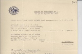 [Carta] 1952 sept. 5, Santiago [a] Gabriela Mistral