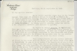 [Carta] 1955 sept. 24, Santiago, [Chile] [a] [Gabriela Mistral]