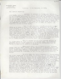 [Carta] 1956 dic. 26, Santiago, [Chile] [a] Gabriela [Mistral]