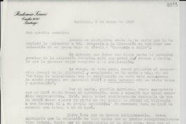 [Carta] 1955 mar. 5, Santiago [a] Gabriela Mistral