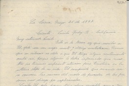 [Carta] 1947 mayo 25, La Serena, [Chile] [a] Lucila Godoy A., California, [EE.UU.]