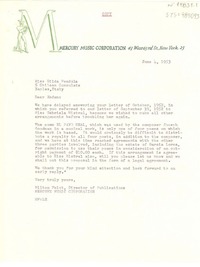 [Carta] 1953 jun. 4, New York, [Estados Unidos] [a] Gilda Pendola, Naples, Italy