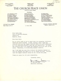 [Carta] 1951 jun. 1, New York, [Estados Unidos] [a] Doris Dana, Rapallo, Italia