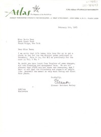 [Carta] 1965 feb. 9, New York, [Estados Unidos] [a] Doris Dana, New York, [Estados Unidos]