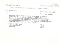 [Telegrama] 1966 feb. 17, New York, [Estados Unidos] [a] Doris Dana, [Estados Unidos]