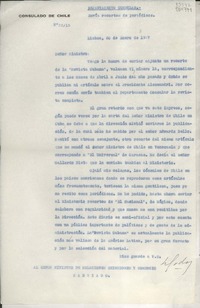 [Oficio] N° 2515, 1937 ene. 30, Lisboa, [Portugal] [al] Señor Ministro de Relaciones Exteriores y Comercio, Santiago, [Chile]