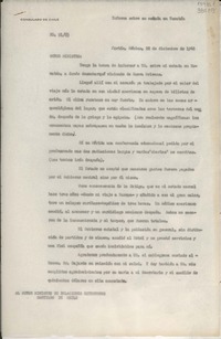 [Oficio] N° 9163, 1948 dic. 22, Fortín, México [al] Señor Ministro de Relaciones Exteriores, Santiago de Chile