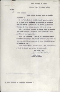[Oficio] N° 21, 1950 ene. 20, Veracruz, Ver., [México] [al] Señor Embajador de Chile en México