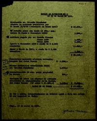 Estado de situación financieros n° 1 al 12