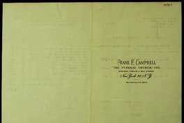 [Documentos de la funeraria y conexos]