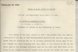 A visit to Gabriela Mistral