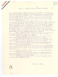 [Carta] 1933 dic. 26, Madrid, [España] [a] Sres. Teodoro Aguilar y Augusto Malaret