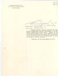 [Carta] 1947 sept. 23, Santiago, [Chile] [a] Lucila Godoy