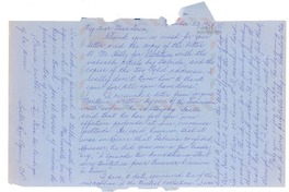 [Carta] 1966 nov. 23, Blauvelt, New York, Estados Unidos [a] my dear miss [Doris] Dana