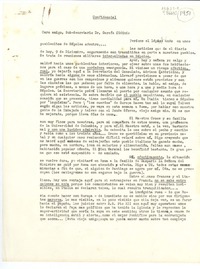 [Carta] 9 dic. [1951], [Italia] [al] Caro amigo, Sub-Secretario Dr. García Oldini