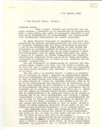 [Carta] 1951 ago. 4, [Italia] [a] Don Marcelo Silva, Génova, [Italia]