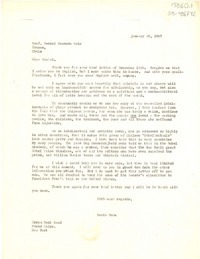 [Carta] 1967 jan. 20, Pound Ridge, New York, [Estados Unidos] [a] Daniel Melo Araneda, Trupán, Chile