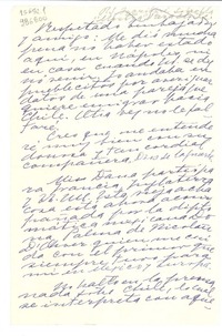 [Carta] 1952 jun. 14, Napoles, [Italia] [a] Respetado embajador y amigo