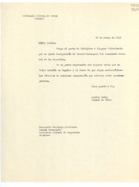 [Carta] 1952 jun. 18, Napoles, [Italia] [a] Honorable Sr. Jorge J. Uriburu, Cónsul encargado, Consulado General de Argentina, Nápoles