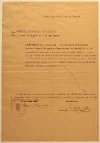 [Certificado de inscripción de nacimiento de Juan Miguel Godoy]