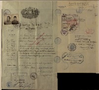 [Pasaporte diplomático] [a] Gabriela Mistral y Juan Miguel Godoy
