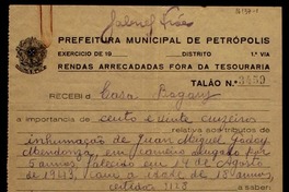 [Documentos de la funeraria y conexos]