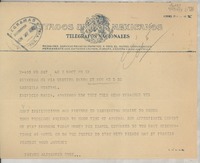 [Telegrama] 1950 nov. 27, Bethesda, MD, [EE.UU.] [a] Gabriela Mistral, Edificio Bahia, Apartado 338, Veracruz, Ver, México