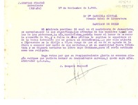 [Carta] 1945 nov. 17, Onteniente, España [a] Gabriela Mistral, Santiago, Chile