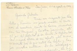 [Carta] 1956 ago. 21, San Juan, [Argentina] [a] Gabriela [Mistral]