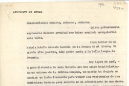 [Discurso de Gabriela Mistral, pronunciado en Turquía en 1946, con motivo de la obtención del Premio Nobel de Literatura]