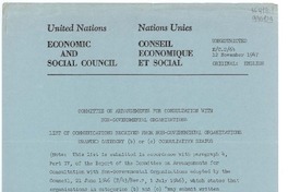 [Carta] 1947 nov. 12, [Estados Unidos]