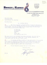 [Carta] 1959 Oct. 1, 30 West 57th Street, New York 19, N. Y., [EE.UU.] [a] Miss Doris Dana, 15 Spruce Street, Roslyn Harbor, L. I., New York, [EE.UU.]