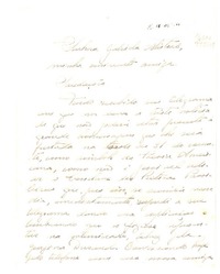 [Carta] 1944 agosto 16, [Brasil] [a la] Senhora Gabriela Mistral
