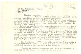 [Carta] [1944] sept. 30, [Brasil] [al] Sr. Magalhaes Junior, "A Noite", Río, [Brasil]