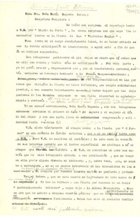 [Carta] [1944], [Brasil] [a la] Exma. Sra. María Eugenia Celso, [Brasil]