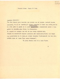 [Carta] 1955 jun. 10, Buenos Aires, [Argentina] [a] Querida Gabriela