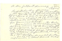 [Carta] Xalapa, México [a] Gilbert Murray, Oxford, Inglaterra