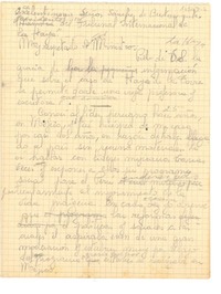[Carta] [Rapallo], [Italia] [al] Señor Sánchez de Bustamante, Presidente del Tribunal de La Haya