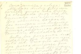 [Carta] Roslyn, N. York, [Estados Unidos] [a] Cara amiga y colega