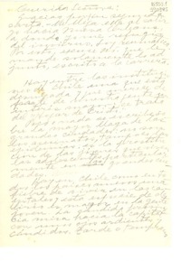 [Carta] [a] querida señora