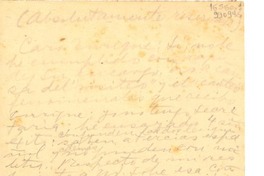 [Carta] [a] Caro Enrique