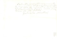 [Carta] [al] Presidente