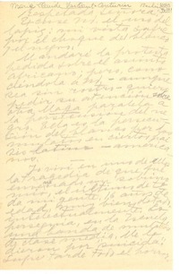 [Carta] [a] Respetada señora