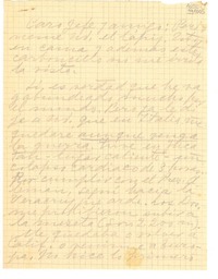 [Carta] [a] Caro jefe y amigo