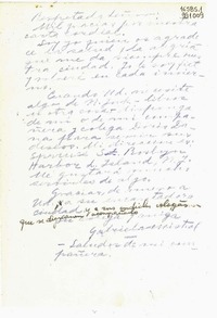 [Carta] [a] Respetado señor