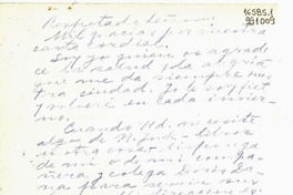 [Carta] [a] Respetado señor